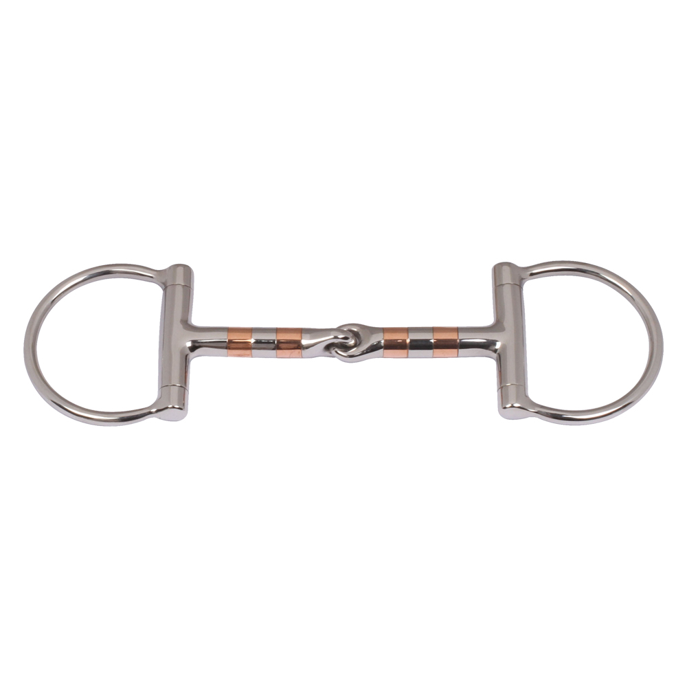 Dee Bit Single Jointed Roller Mouth With Copper & SS Rollers