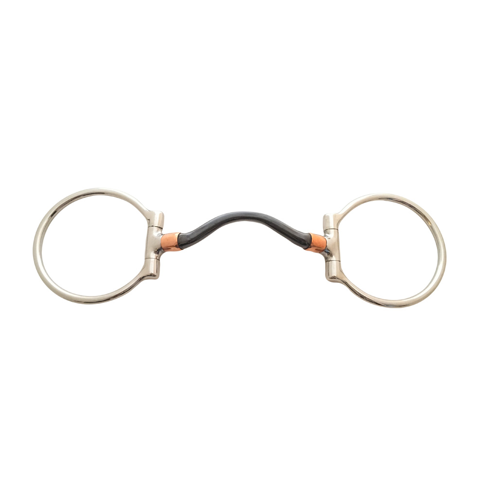 Western Dee Bit Sweat Iron Cambridge Mullen Mouth with Copper Rollers
