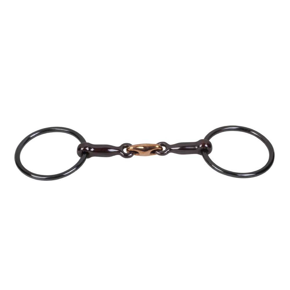 Loose Ring Double Jointed Sweet Iron Bit with Mild Steel Sweet Iron Rings