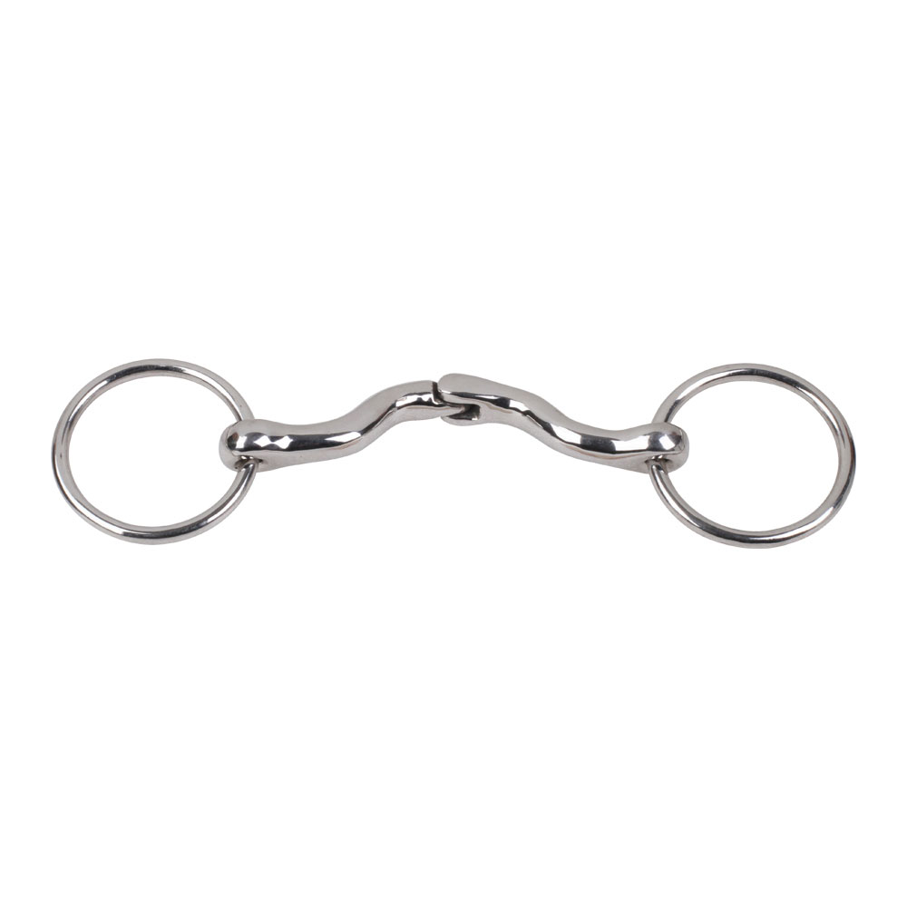 loose ring hinge Ported 45degree angled Jointed mouth