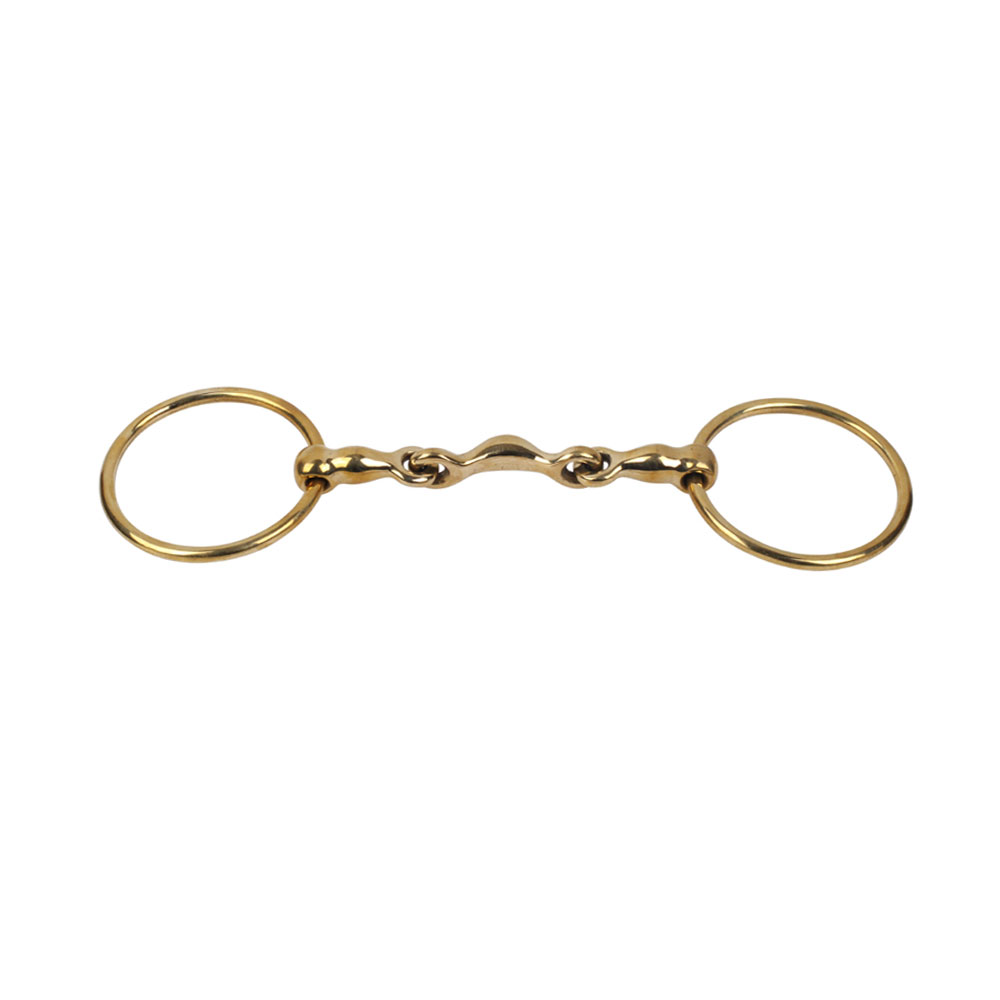 Loose Ring Quarter Moon Cuprium bit , with Brass Rings