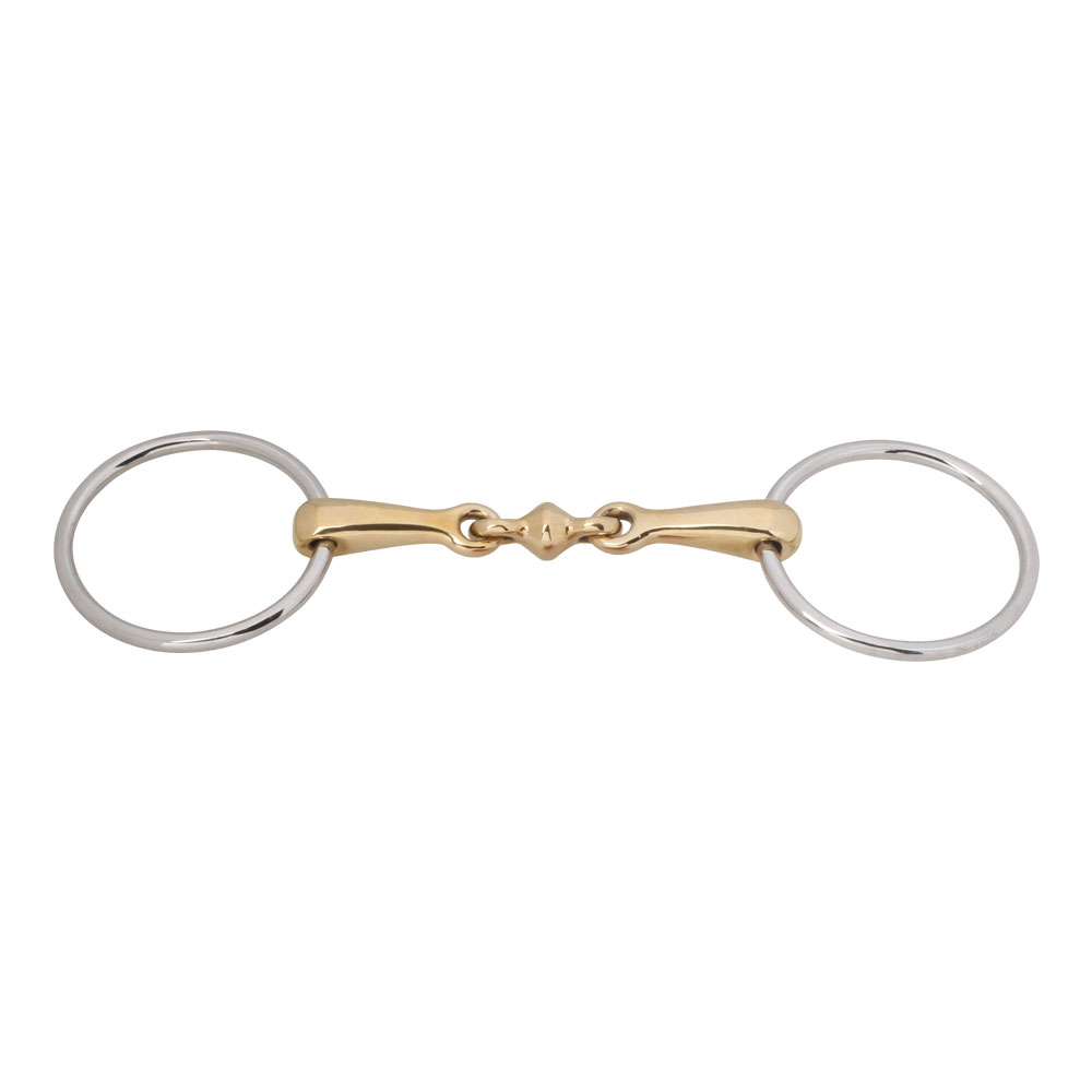 Loose Ring Double Jointed Ball Link Snaffle