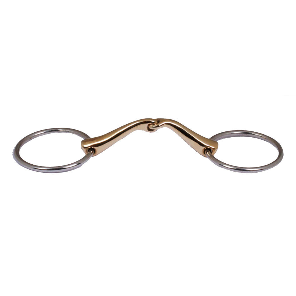 Verbindend Bent Joints Loose Ring Cuprium Mouth Bit with SS Rings